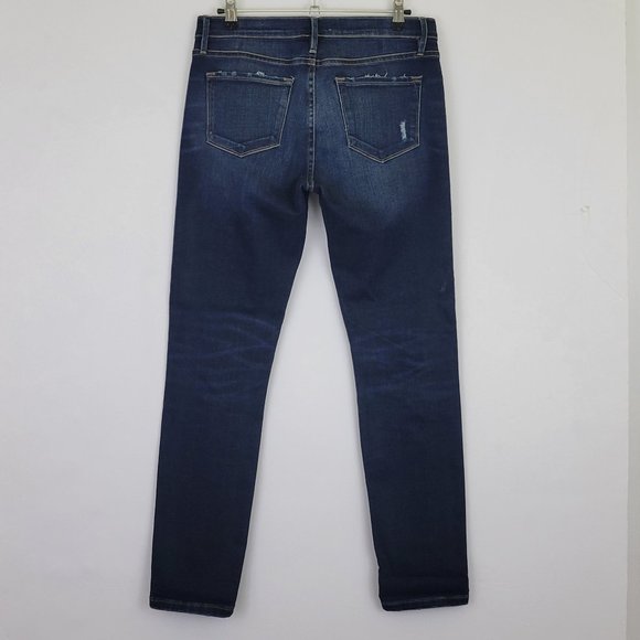 Frame Denim Garcon Relaxed Boyfriend Distressed Jean, Caribou Dark - Picture 6 of 14